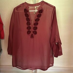 Lauren Conrad silk blouse